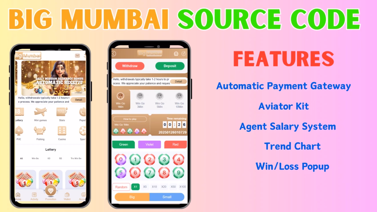 BigMumbai Color Prediction Game Script With Full Source Code